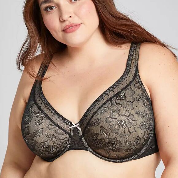 Cacique Modern Lace Full Coverage Bra Size 46C - Picture 1 of 9